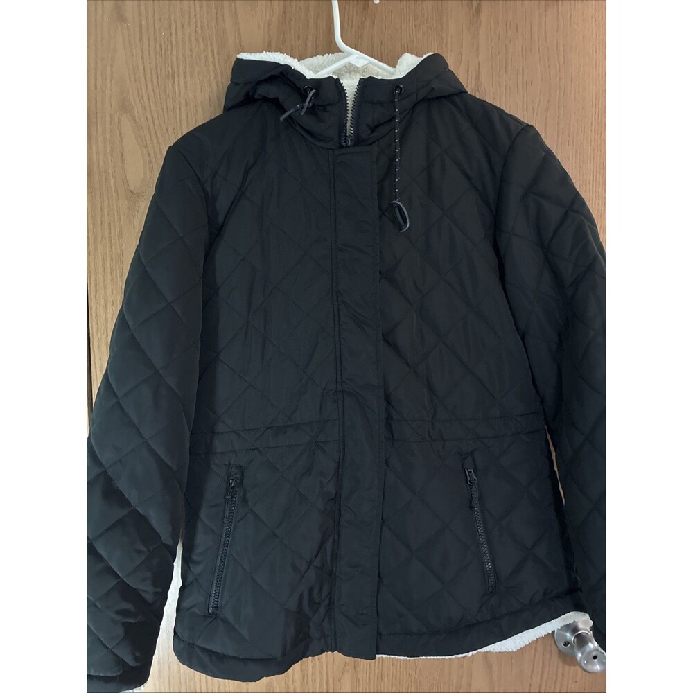 Free Country Women's Switch It Up Cloud Lite Reversible Jacket Size Small Black